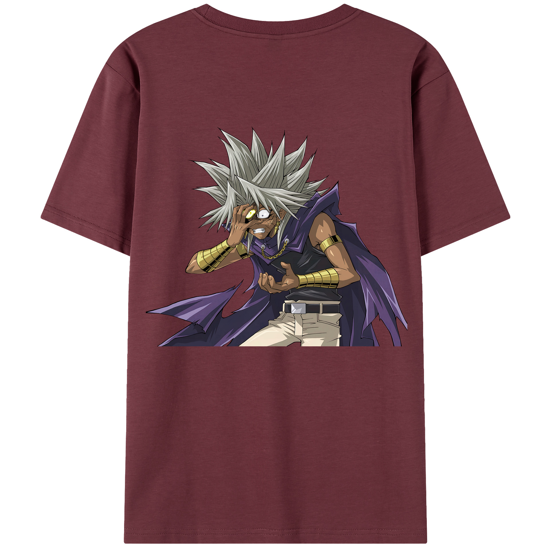 （画像用） 遊☆戯☆王 Yu-Gi-Oh! 綿100％半袖Tシャツ（背面プリント）